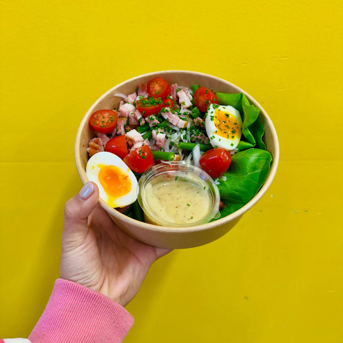 Luikse salade met gerookt spek