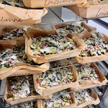 Afbeelding laden  in gallerij, Linguine met parmezaansaus, spek en courgette (vanaf 9/7)