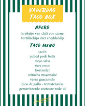 Afbeelding laden  in gallerij, Vaderdag TACO BOX (6 en 7 juni)