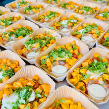 Afbeelding laden  in gallerij, Lenghaas met tomaat, zoete aardappel en yoghurt