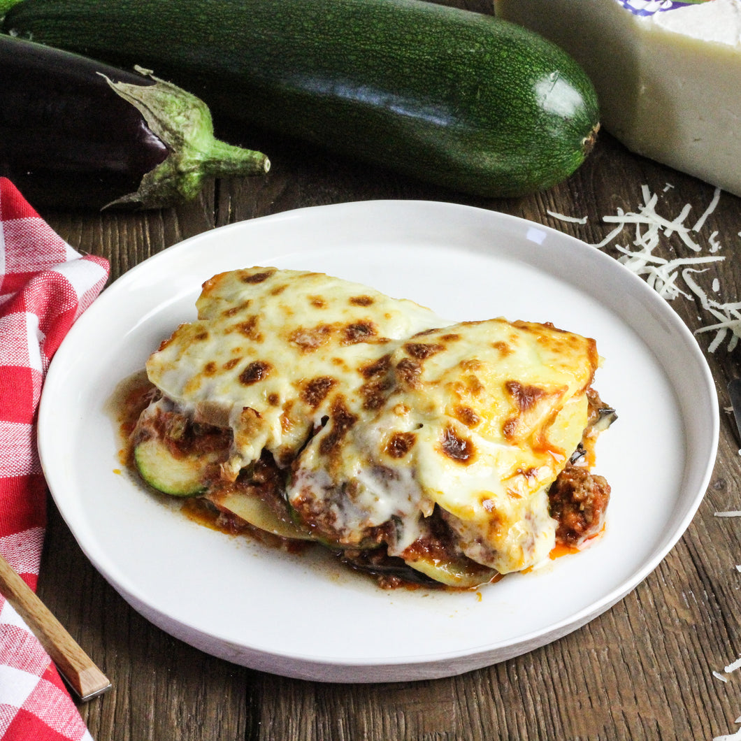 Moussaka met lamsgehakt
