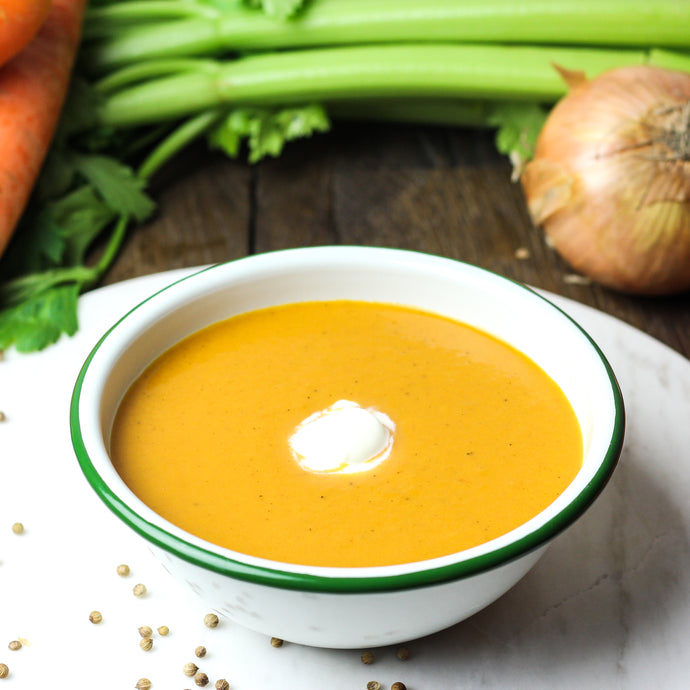 Oosterse tomaten-paprikasoep