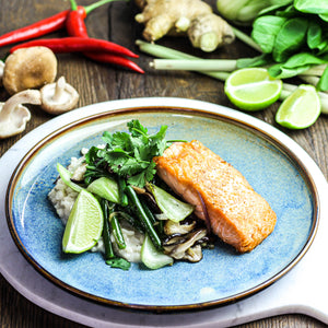 Thaise risotto met zalm en paksoi (5/3-9/3)